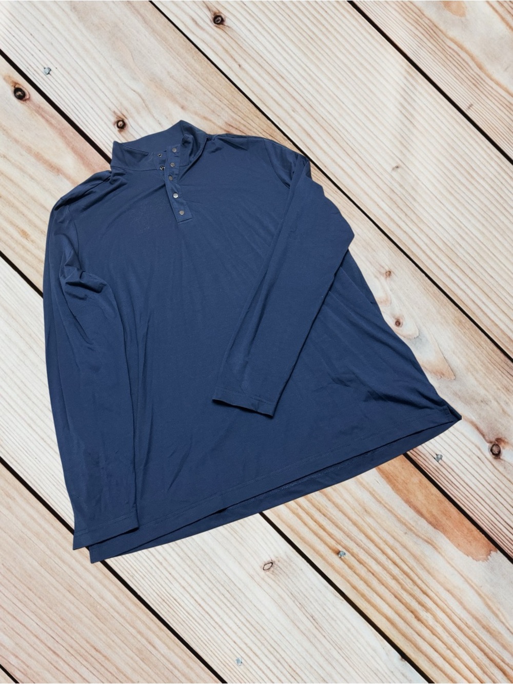 NWT North End XL navy snap up stretch performance pullover
